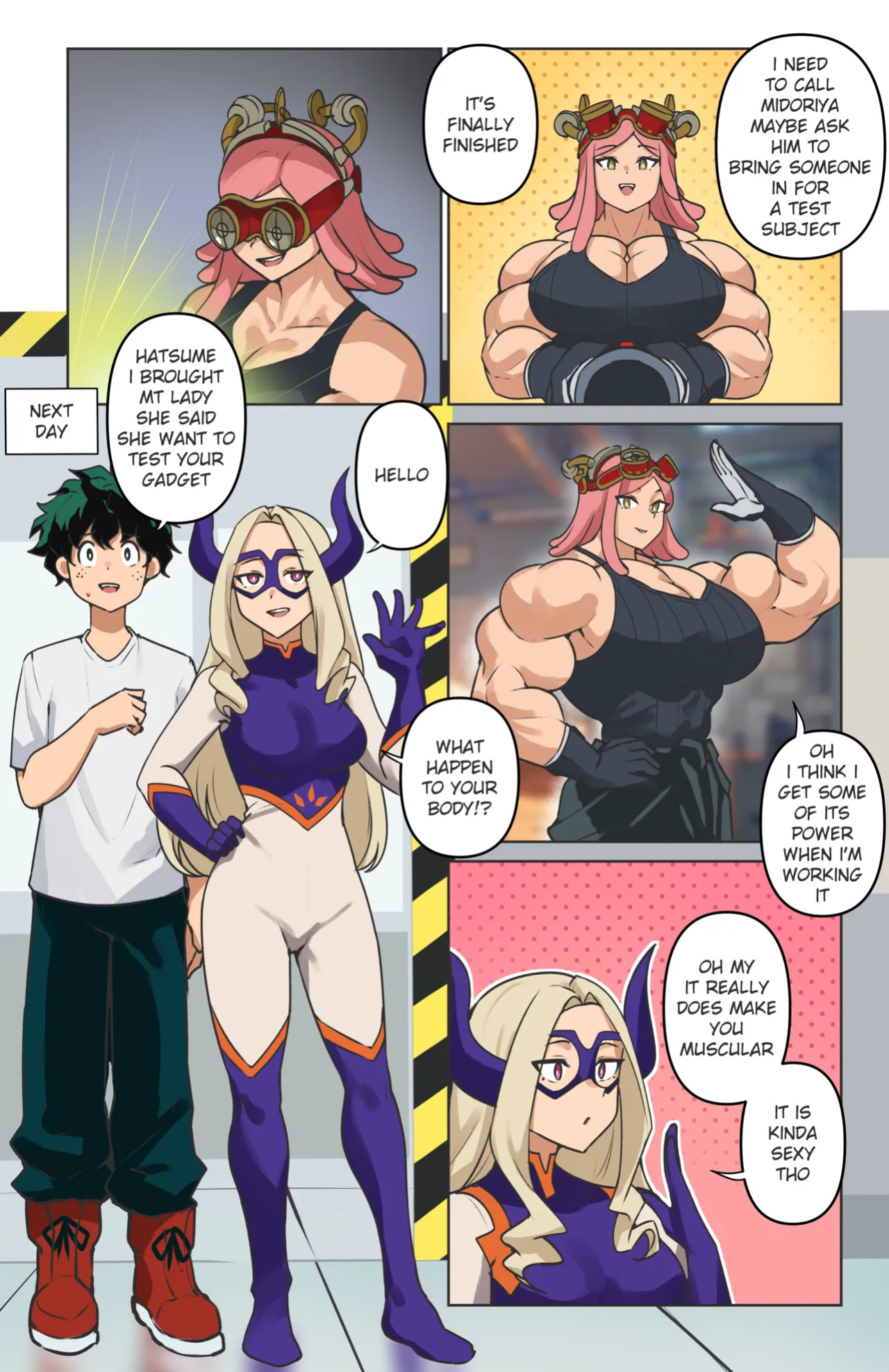 [Musctonk] Mt. Lady Comic + Mirko Comic