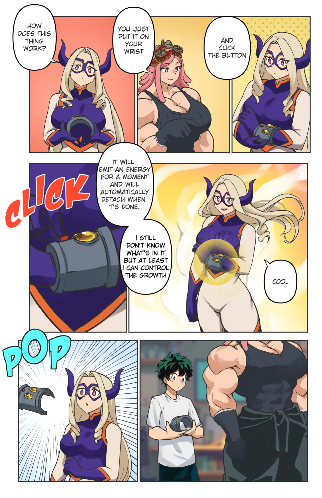 [Musctonk] Mt. Lady Comic + Mirko Comic