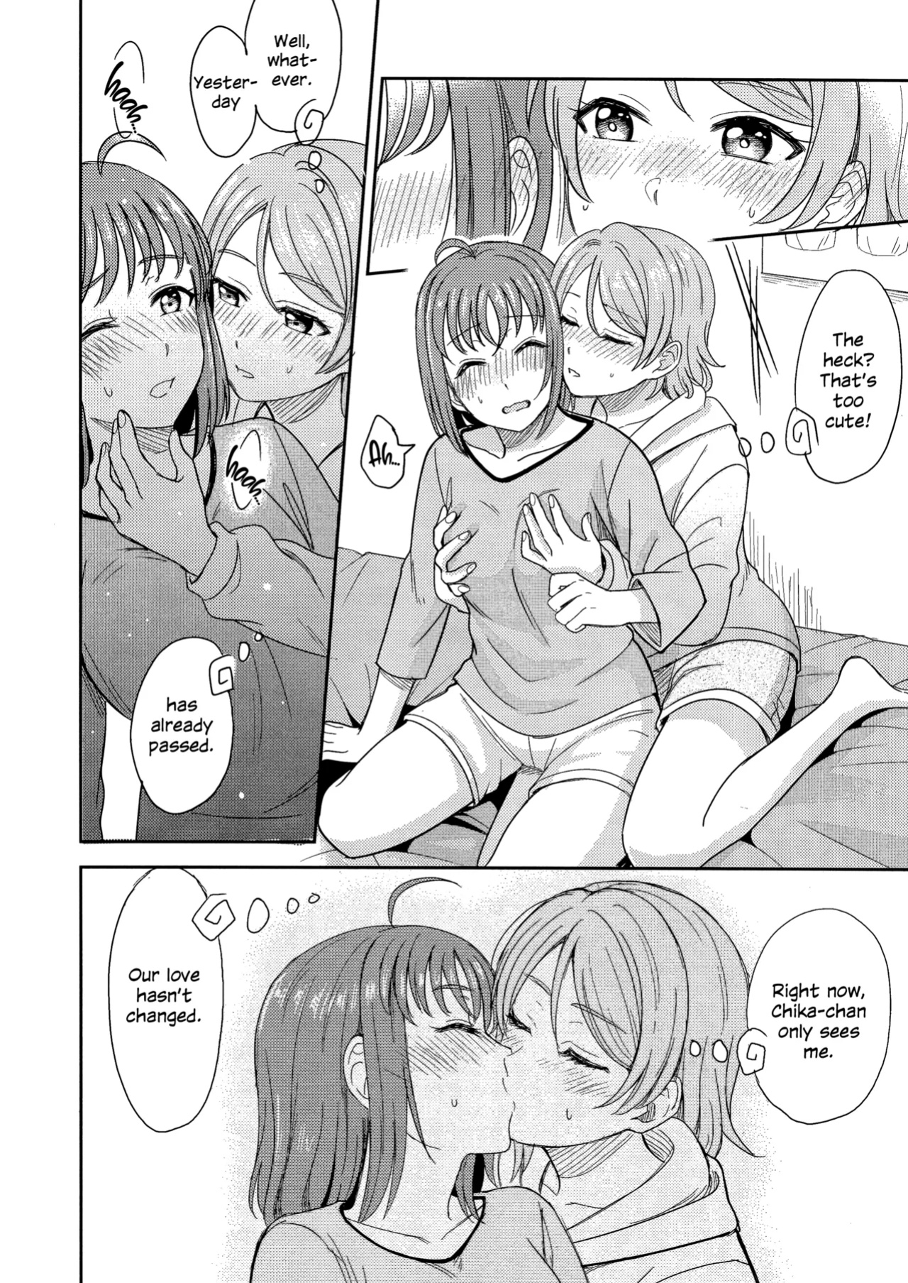 (C95) [Mushiyaki!! (Kanbayashi Makoto)] Hold Me Tight (Love Live! Sunshine!!)