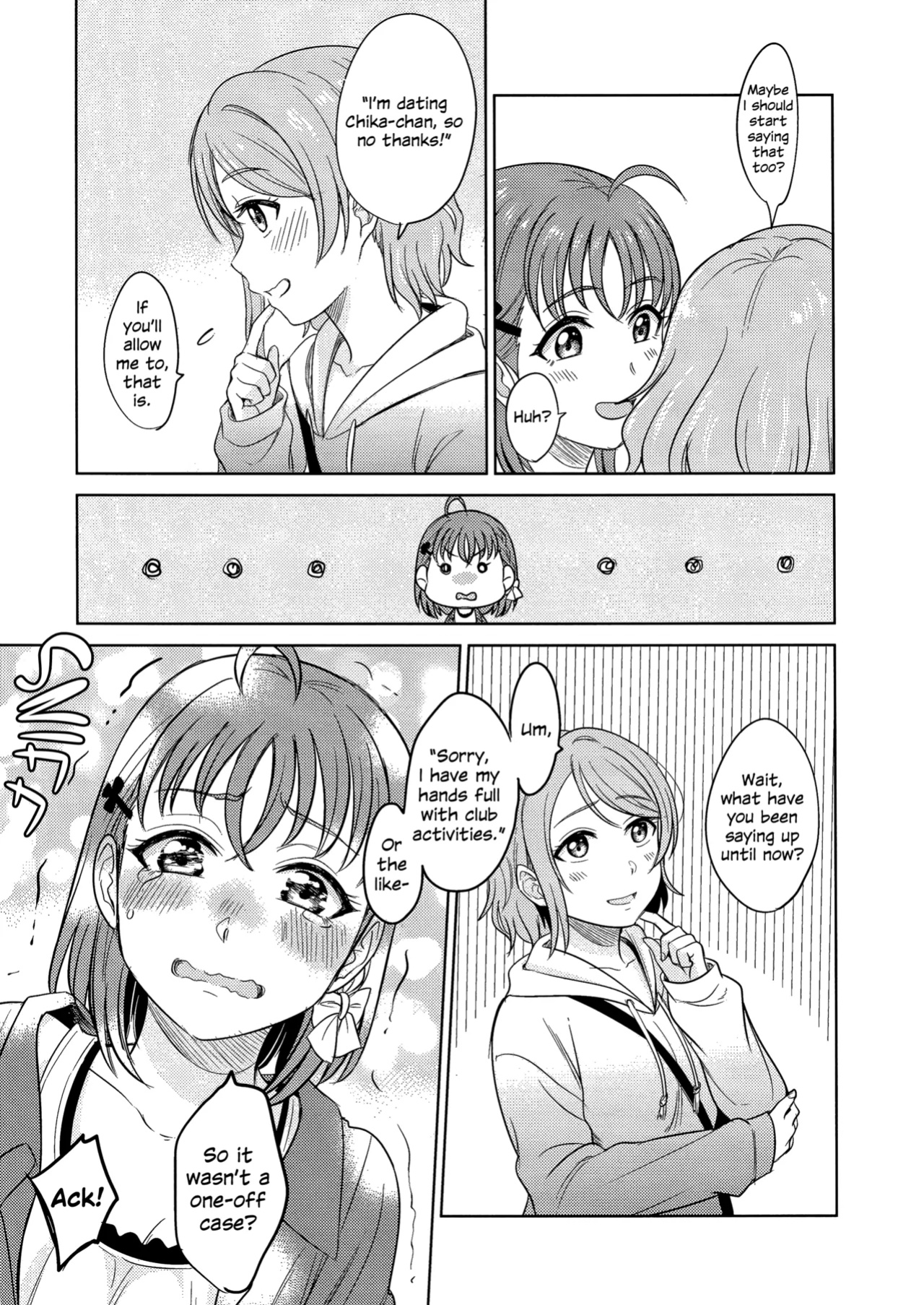 (C95) [Mushiyaki!! (Kanbayashi Makoto)] Hold Me Tight (Love Live! Sunshine!!)