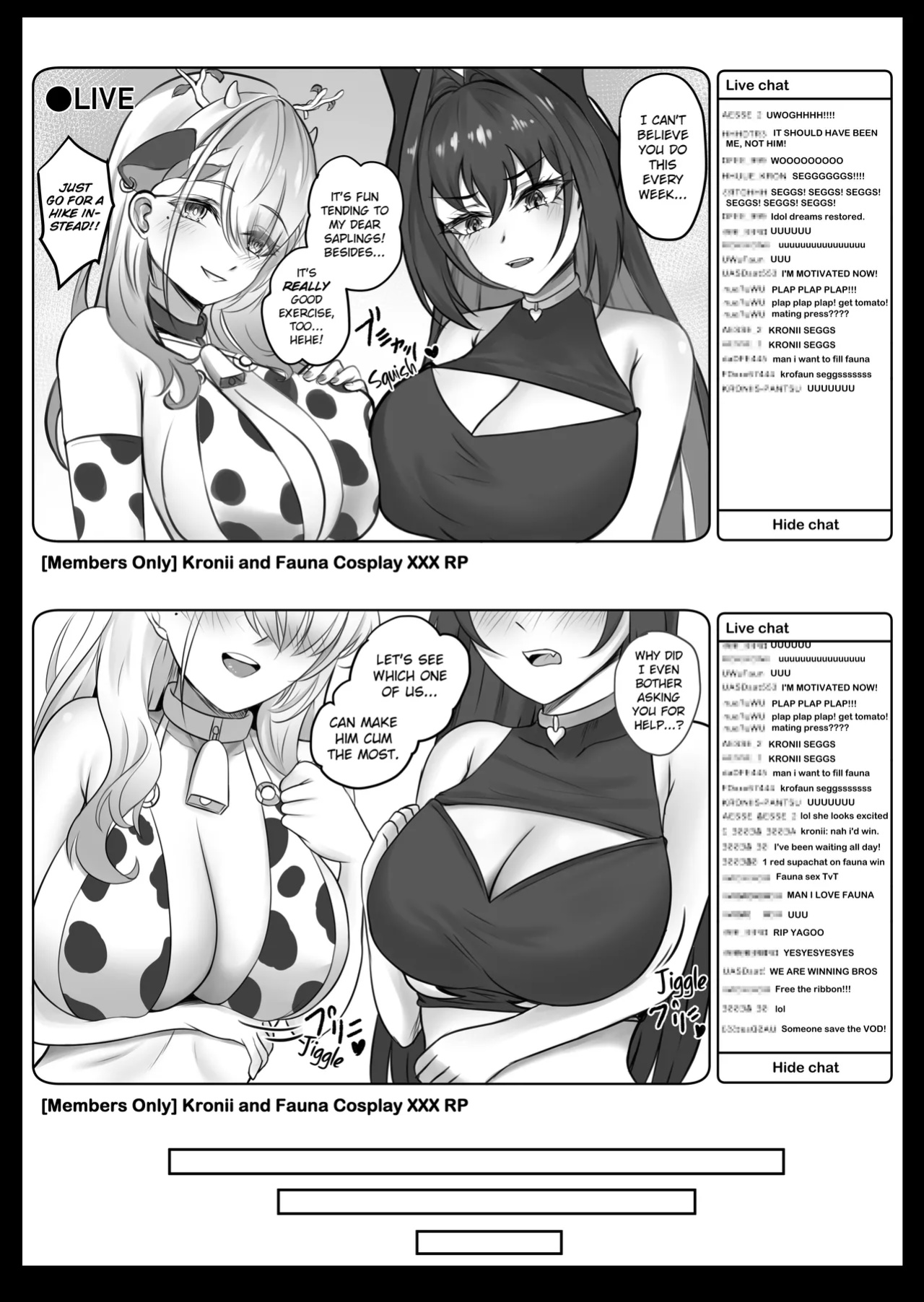 [BruLee & LosLosLos_Lx3] HoloXXX Time and Nature Uncensored + Animation (Hololive English)