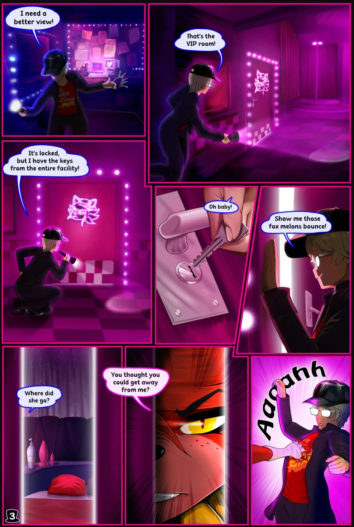 [High-Bear] Fap Nights at Frenni's: The girl's new toy starts work tonight (Incomplete)