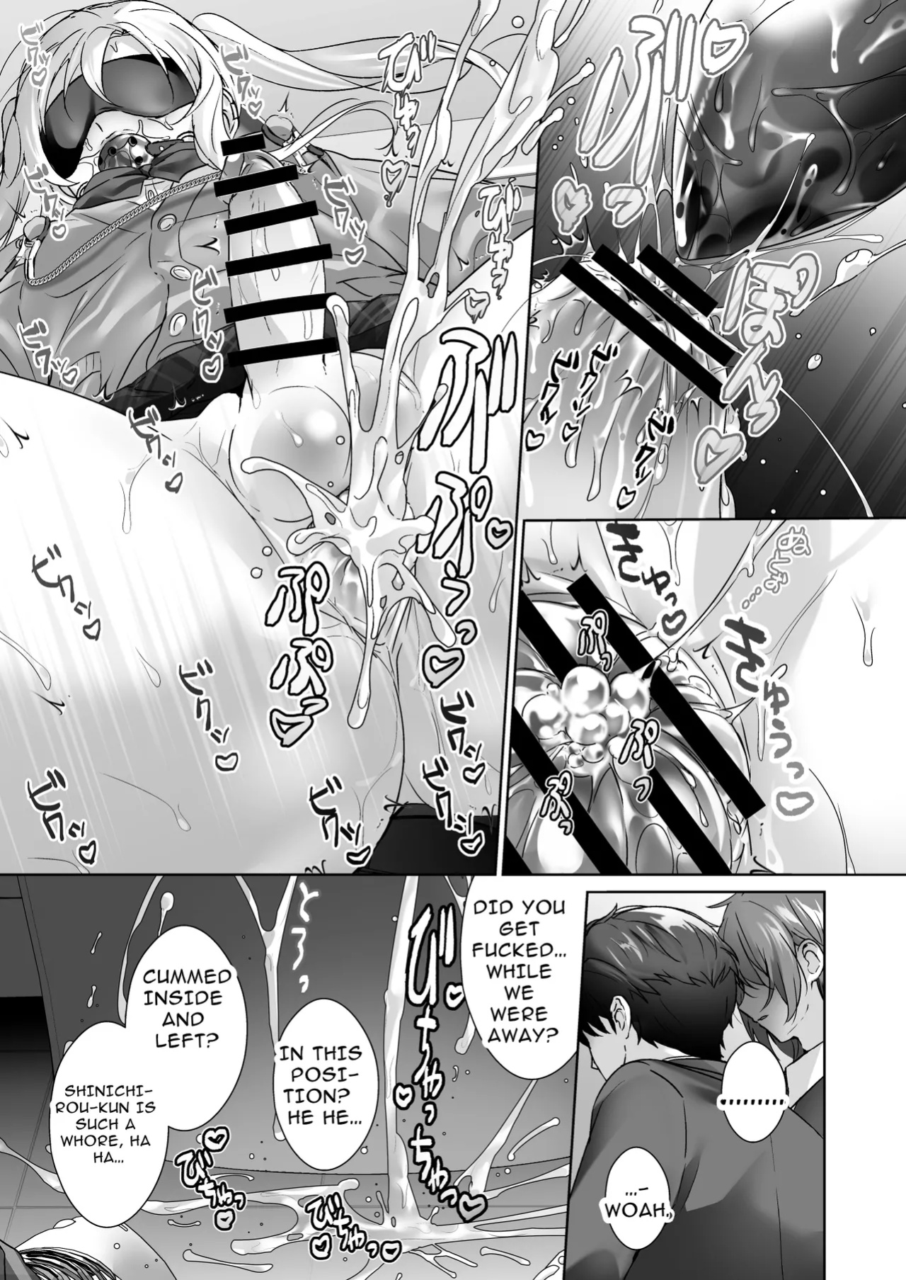[Koko de Chikubi o Hitotsumami (Juurouta)] Blonde Delinquent Boy's Crossdressing & Sex Toy Torment
