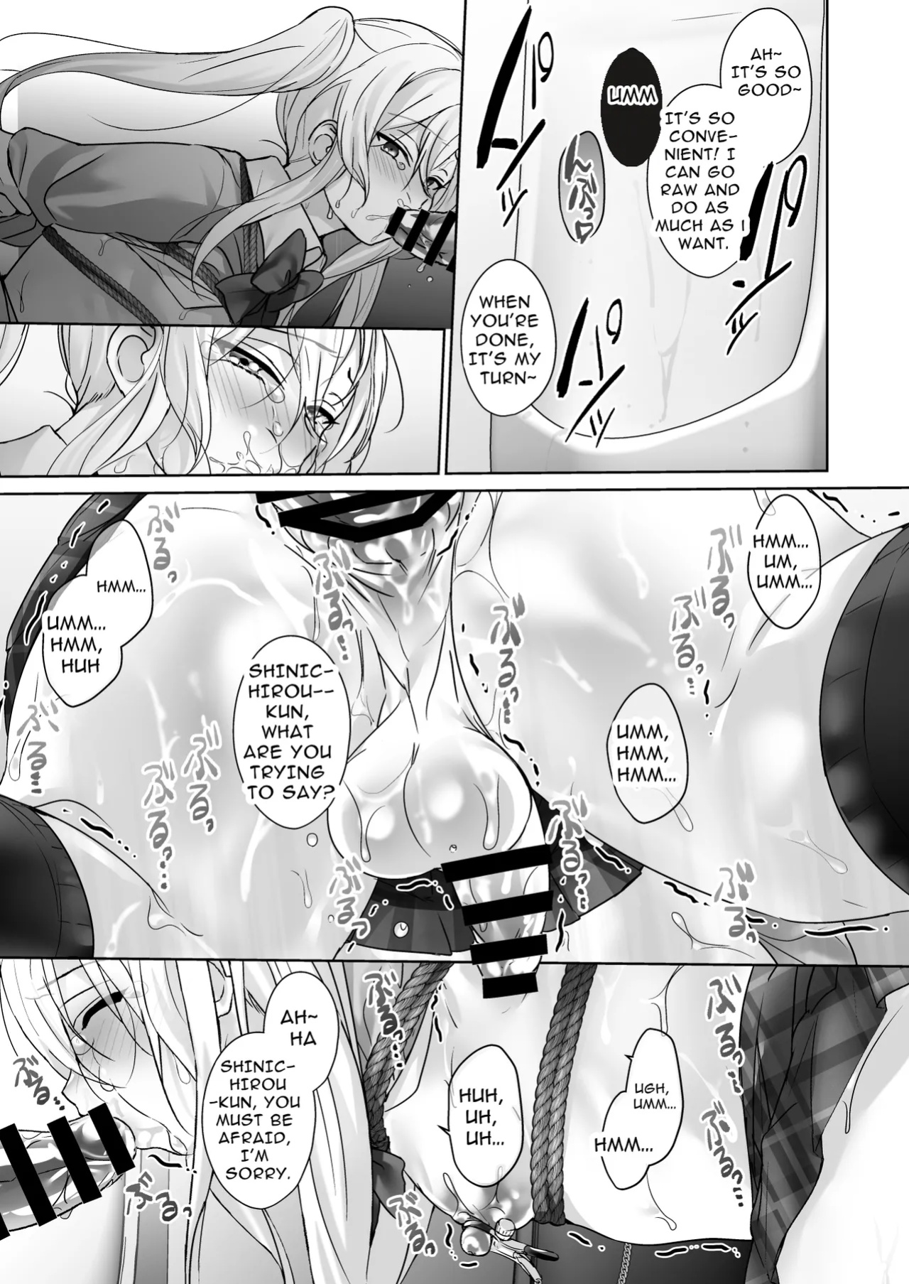 [Koko de Chikubi o Hitotsumami (Juurouta)] Blonde Delinquent Boy's Crossdressing & Sex Toy Torment