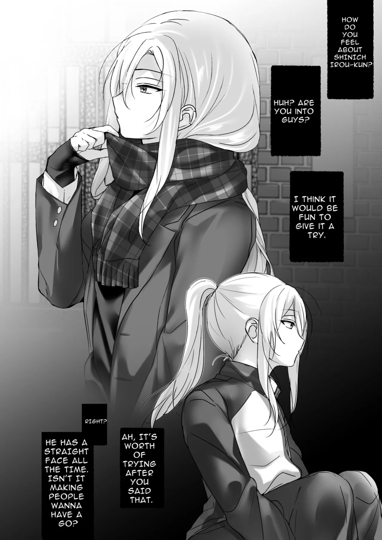 [Koko de Chikubi o Hitotsumami (Juurouta)] Blonde Delinquent Boy's Crossdressing & Sex Toy Torment