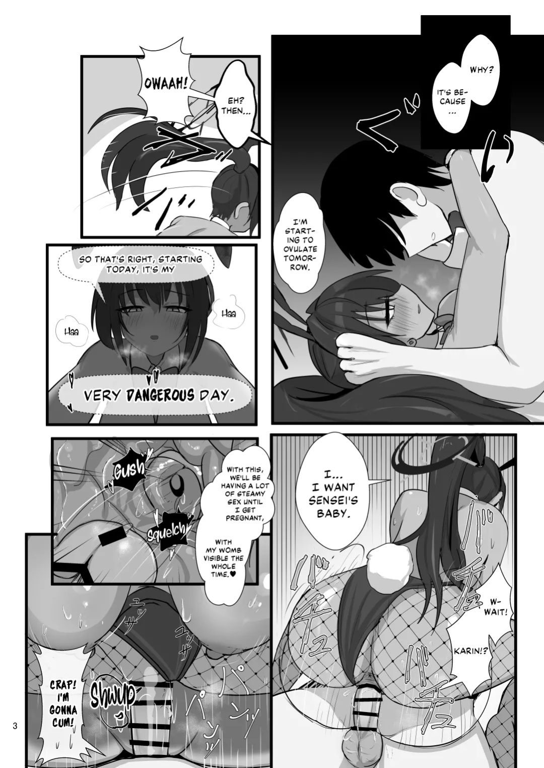 [bunsan] Karin to Honki Kozukuri (Blue Archive) [DKKMD Translations]