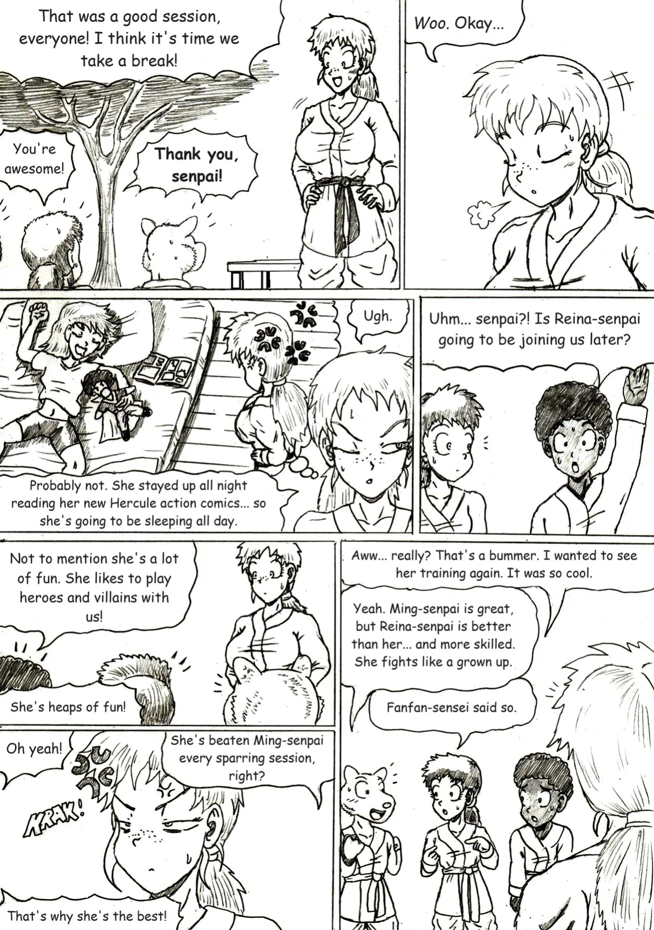 [TheWriteFiction] DRAGONBALL Z Golden Age - Chapter 12 - Past Demons