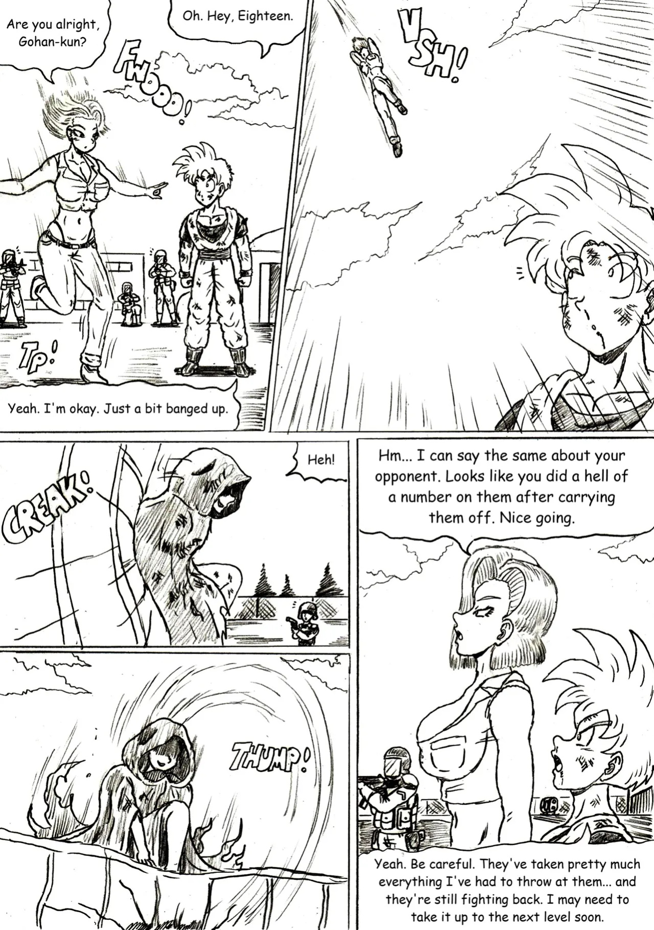 [TheWriteFiction] DRAGONBALL Z Golden Age - Chapter 12 - Past Demons