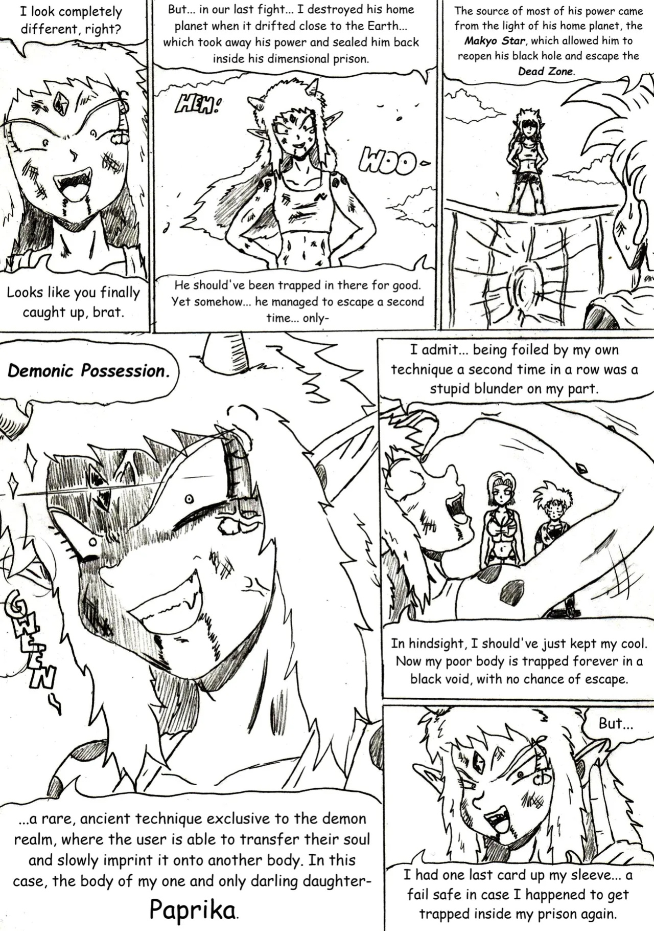 [TheWriteFiction] DRAGONBALL Z Golden Age - Chapter 12 - Past Demons