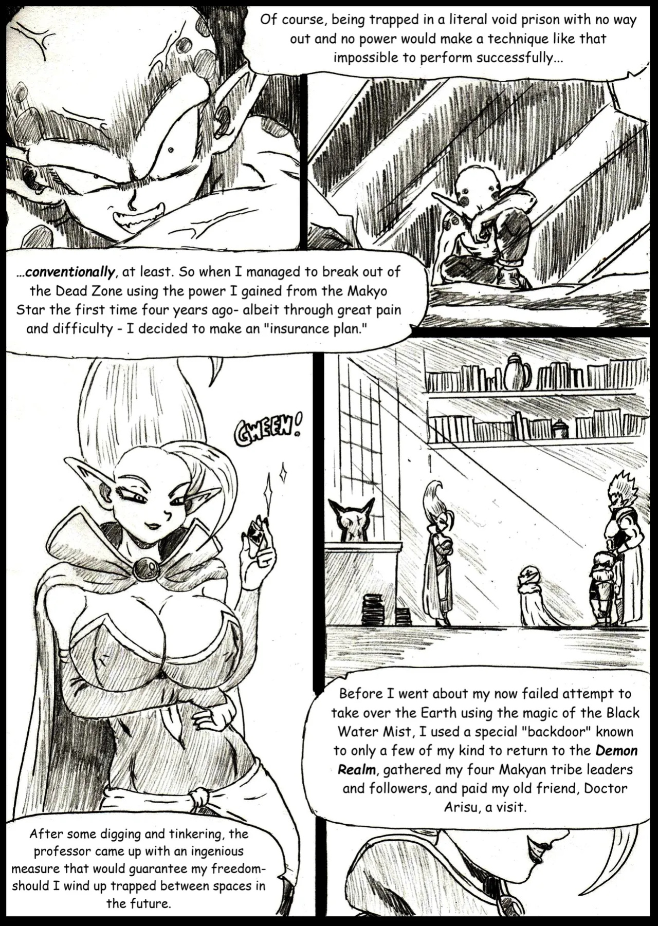 [TheWriteFiction] DRAGONBALL Z Golden Age - Chapter 12 - Past Demons
