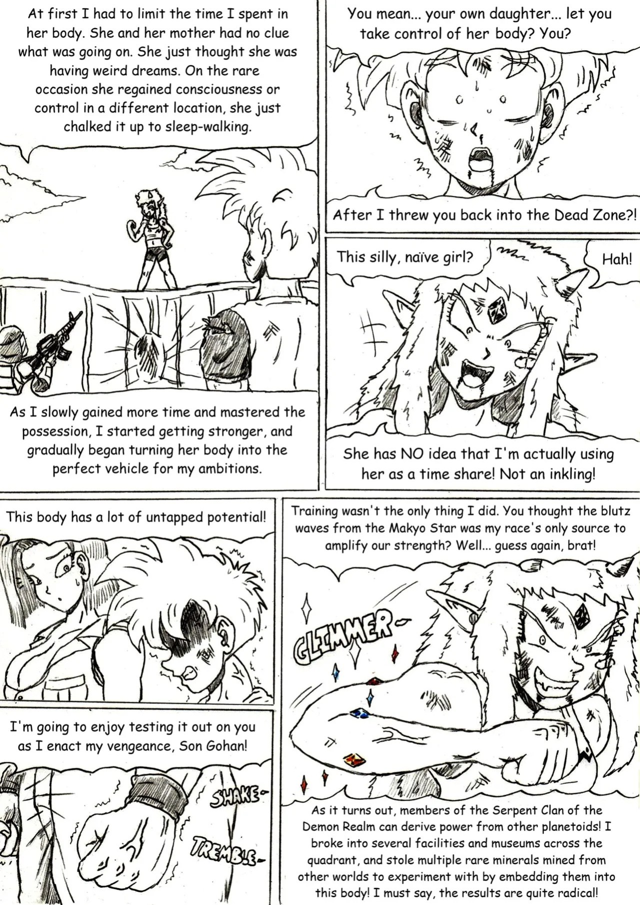 [TheWriteFiction] DRAGONBALL Z Golden Age - Chapter 12 - Past Demons