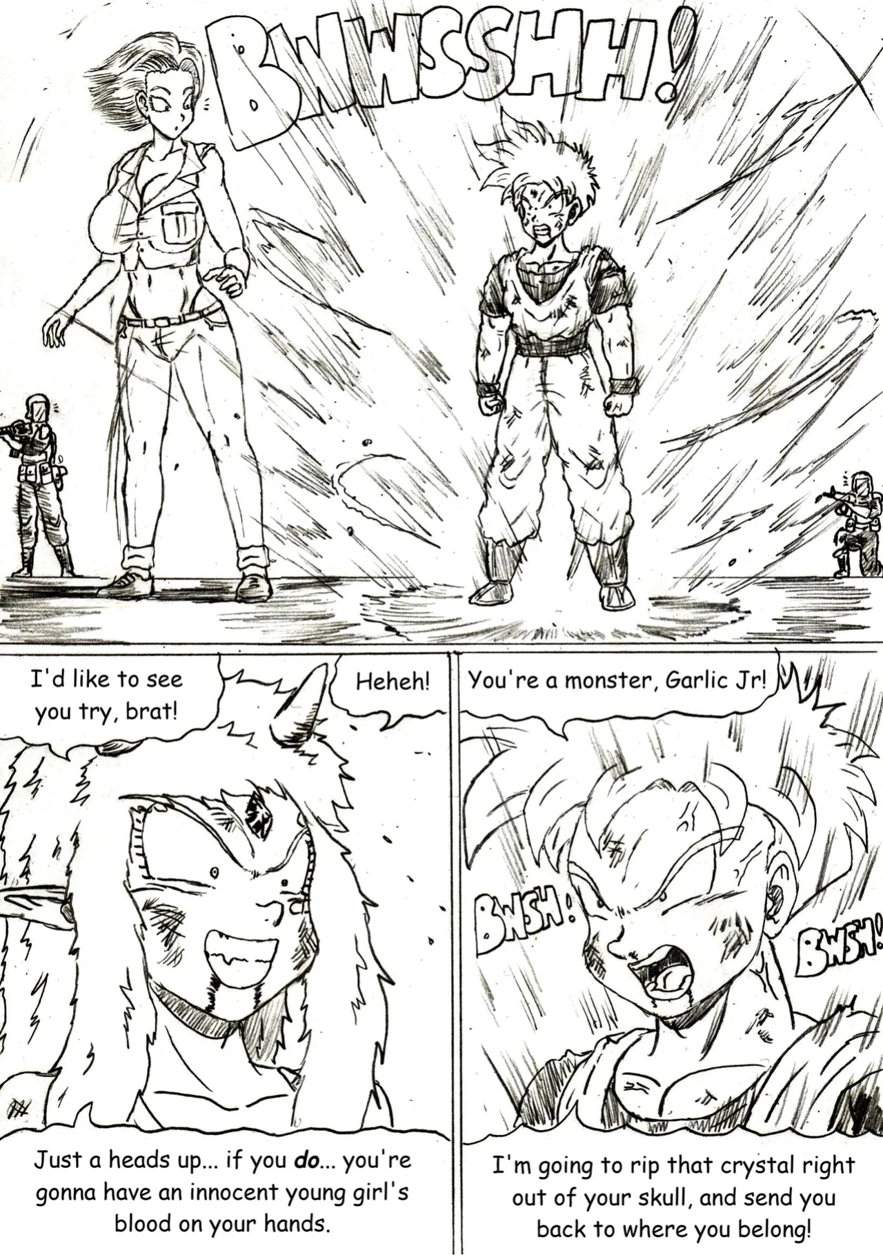[TheWriteFiction] DRAGONBALL Z Golden Age - Chapter 12 - Past Demons