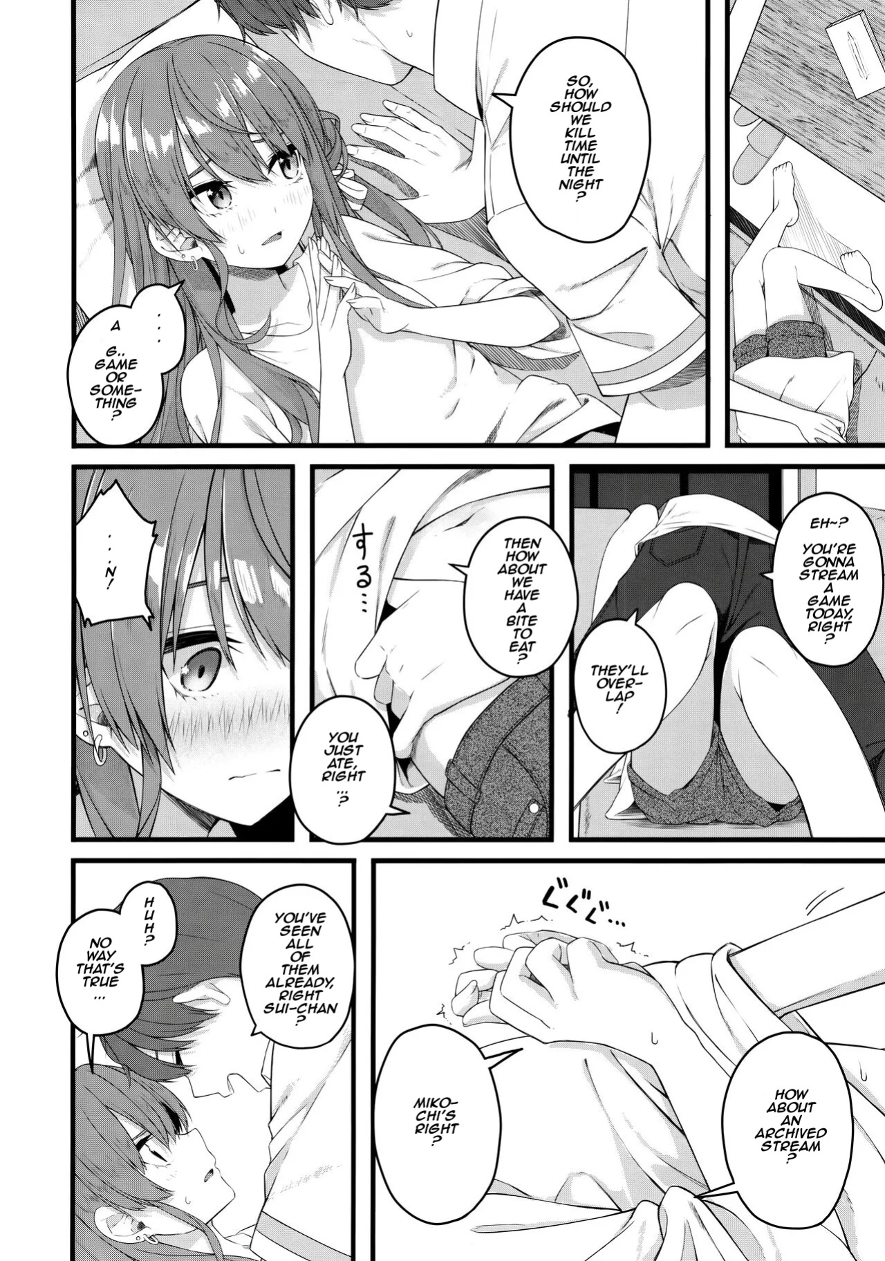 (C104) [trick&treat (tries)] Suisei wa Yane no shita de Madoromu (Hoshimachi Suisei) [KHI-TL]