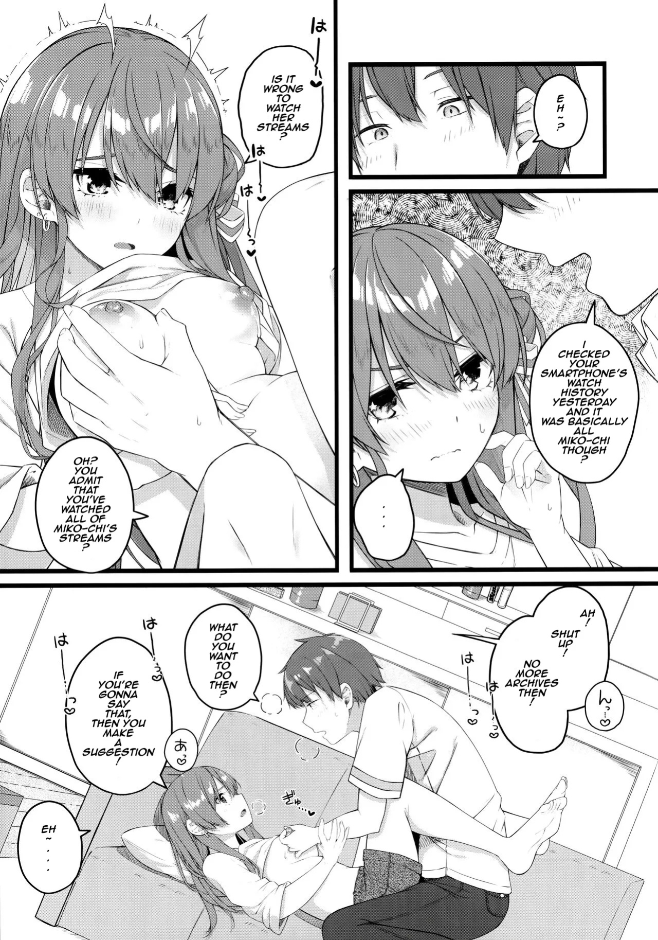 (C104) [trick&treat (tries)] Suisei wa Yane no shita de Madoromu (Hoshimachi Suisei) [KHI-TL]