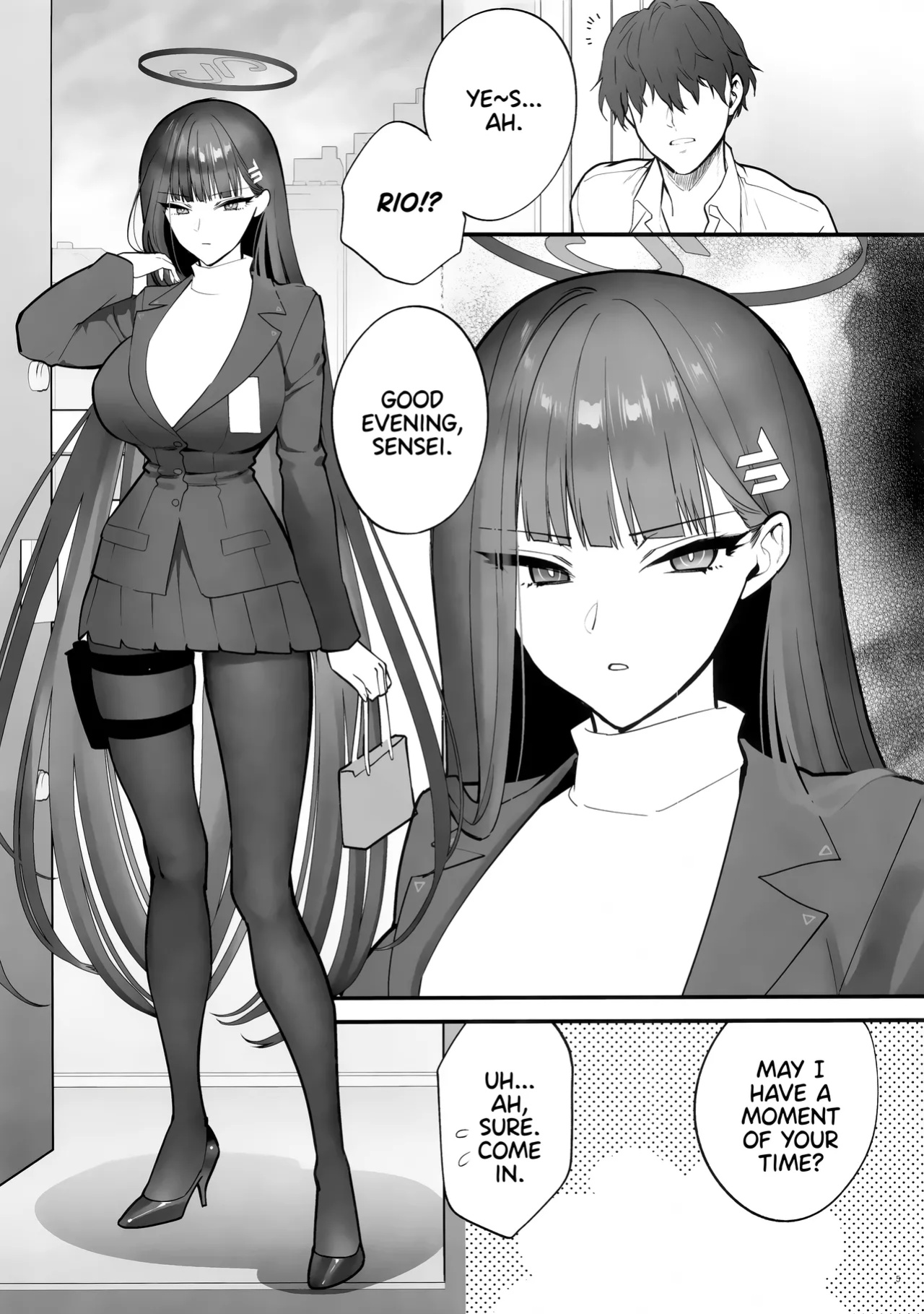 (Sensei no Archive 11) [SKK (Syoukaki)] CHOCOLATE & CREAM (Blue Archive) [Pinandhita論理型]