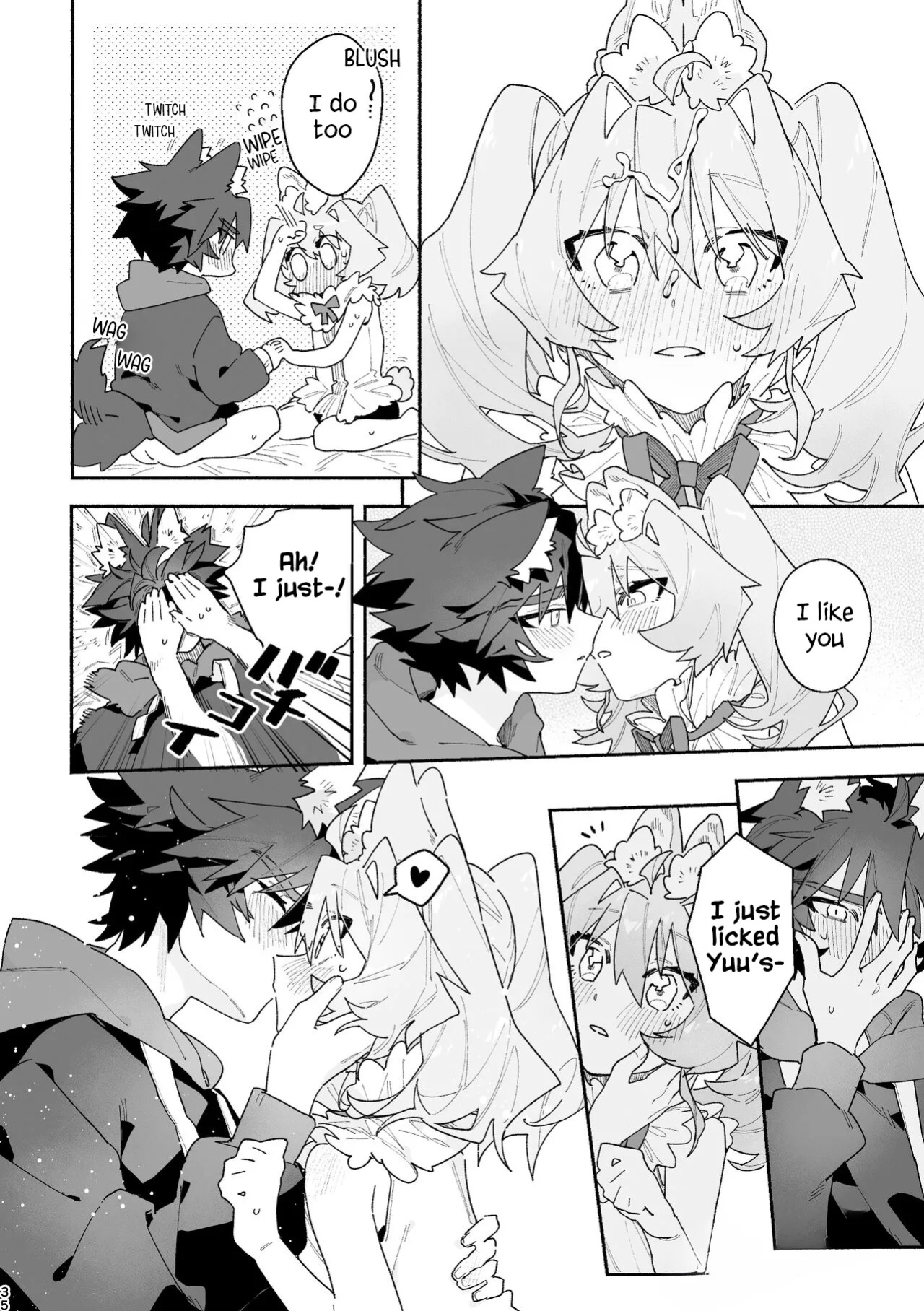Boy For Bottom: Bunny Girl x Wolf Boy