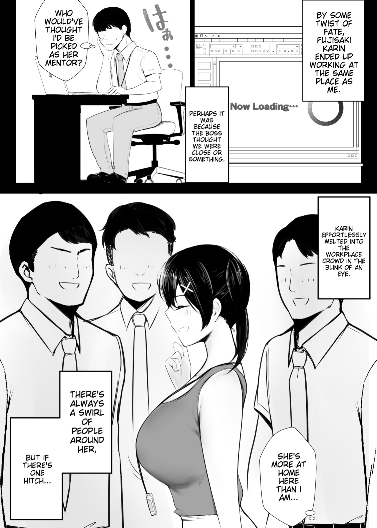 [Akireru Shoujo (Akire)] Big-breasted office lady Fujisaki Natsusuzu wants to show off her cuckolding tendencies! [Alyssaquenn]