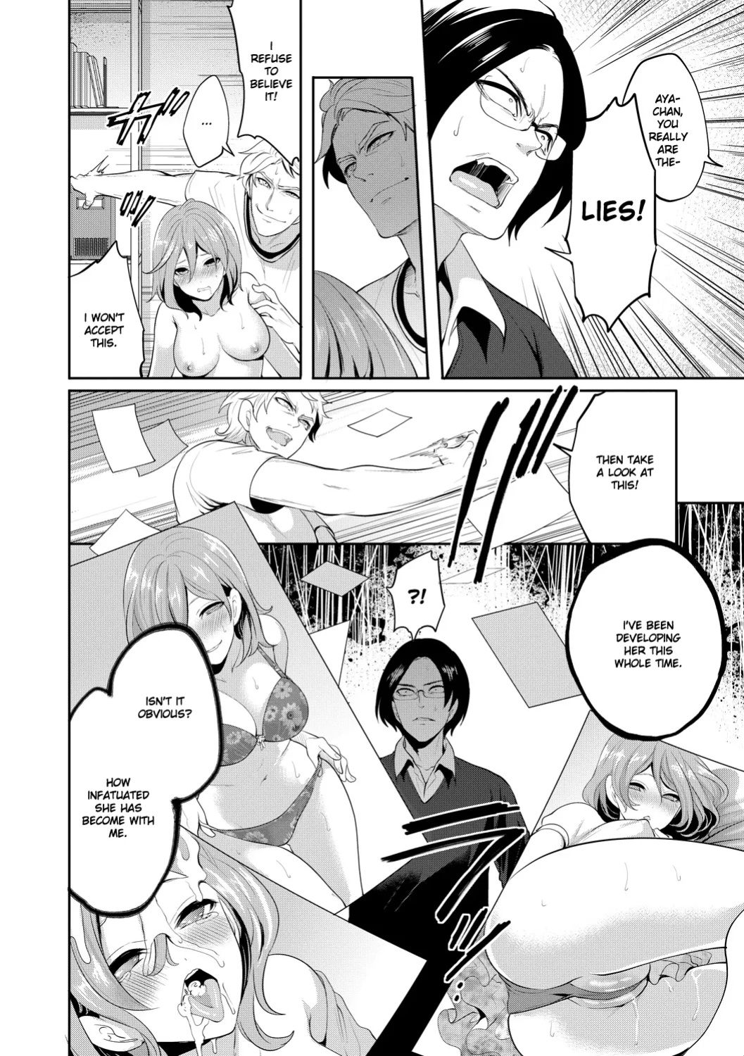 [Miyahara Ayumu] Kanojo ga Netorare Ochiru made - Until she is cuckold and falls - Chapter 4 [Ruru Scanlations]