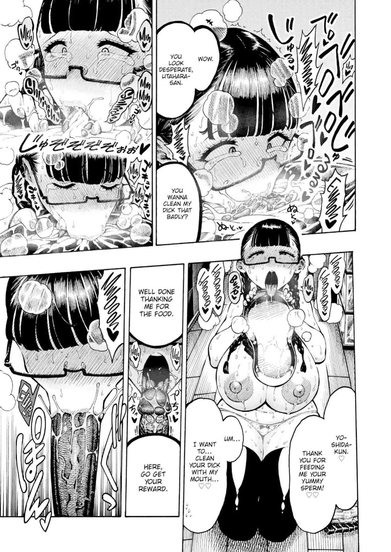 [Hirune] Training Utahara-san 1-4 | Utahara-san Choukyou Chuu Ch. 1-4