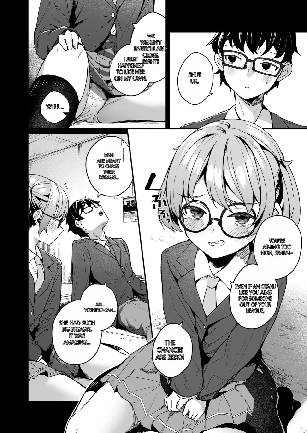(Doujinshi) [Menbo-Renpo (Menbo)] Consulting About Love is Mostly About Sex, Right!? ~A Story of Crossing the Line and Going All the Way with a Bad Friend Junior~ (Original) [GTP 4o Translation]