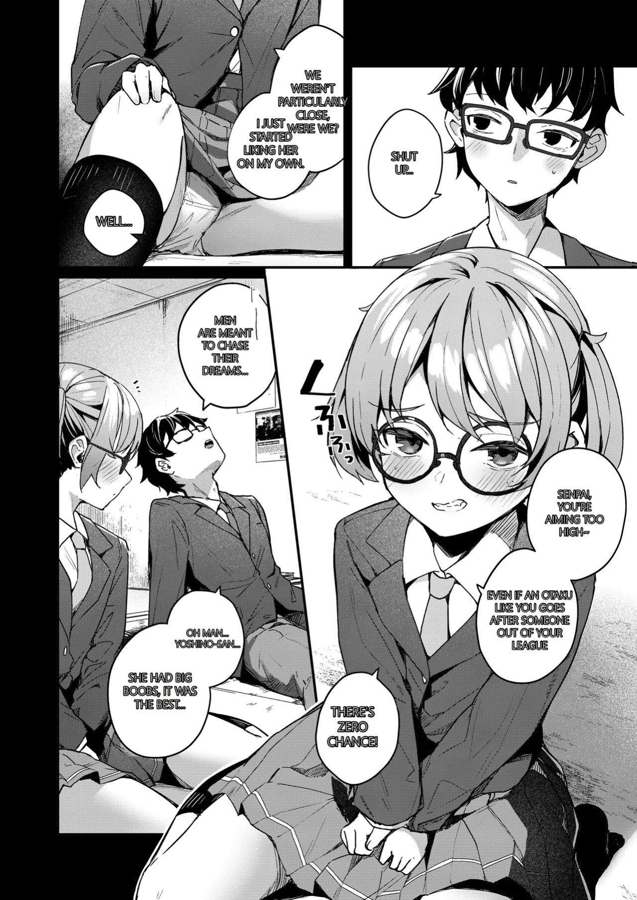 (Doujinshi) [Menbo-Renpo (Menbo)] Consulting About Love is Mostly About Sex, Right!? ~A Story of Crossing the Line and Going All the Way with a Bad Friend Junior~ (Original) [GTP 4o Translation]