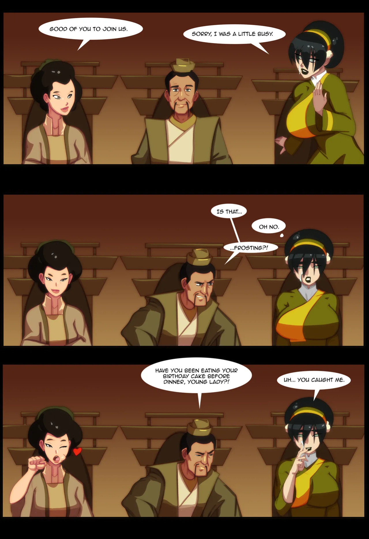 [MorganaGod] Toph Heavy - Part 1-3 (Avatar: The Last Airbender)