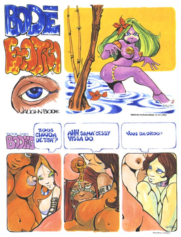 Vaughn Bodē's Erotica (4 issues, complete)