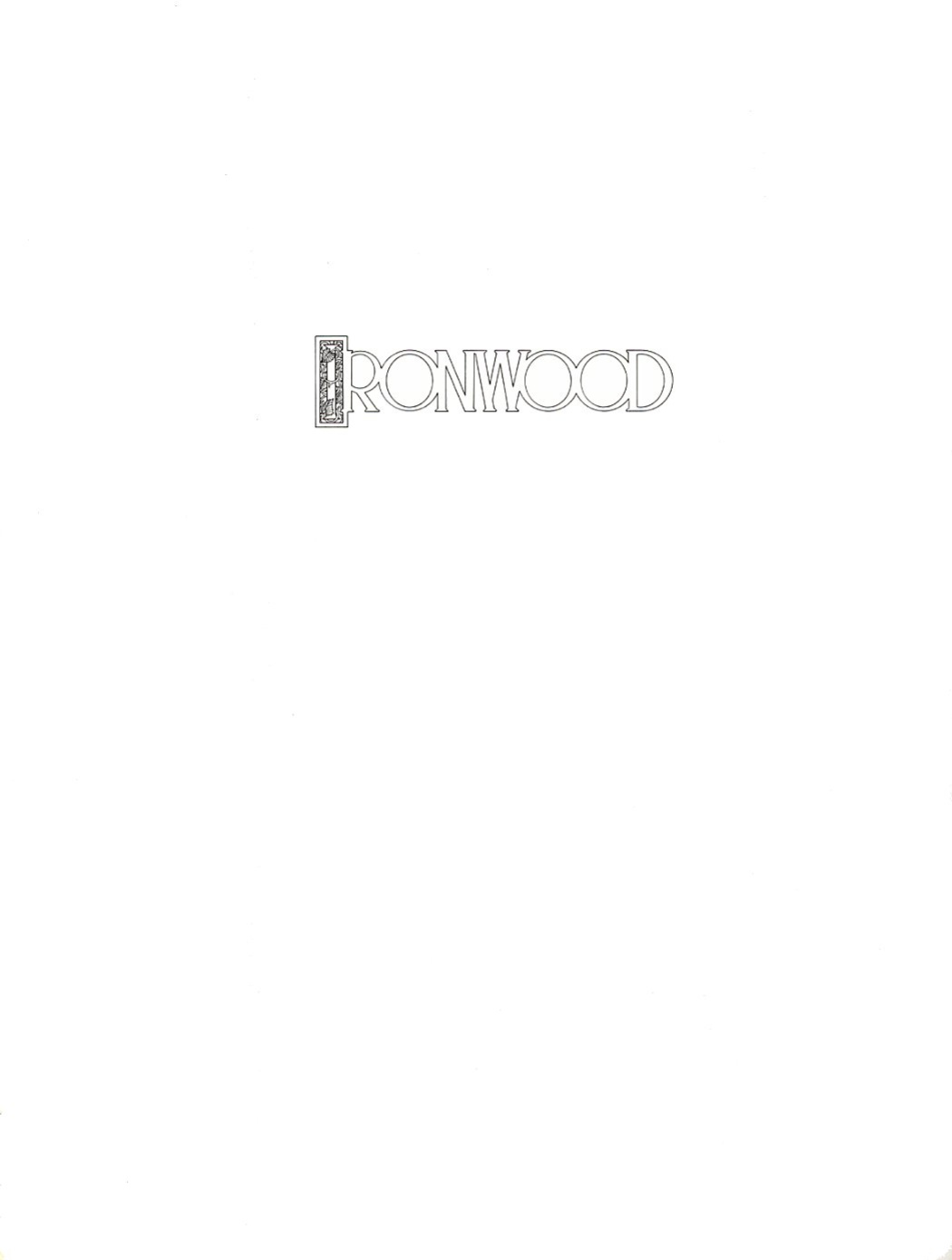 [Bill Willingham] Ironwood #2