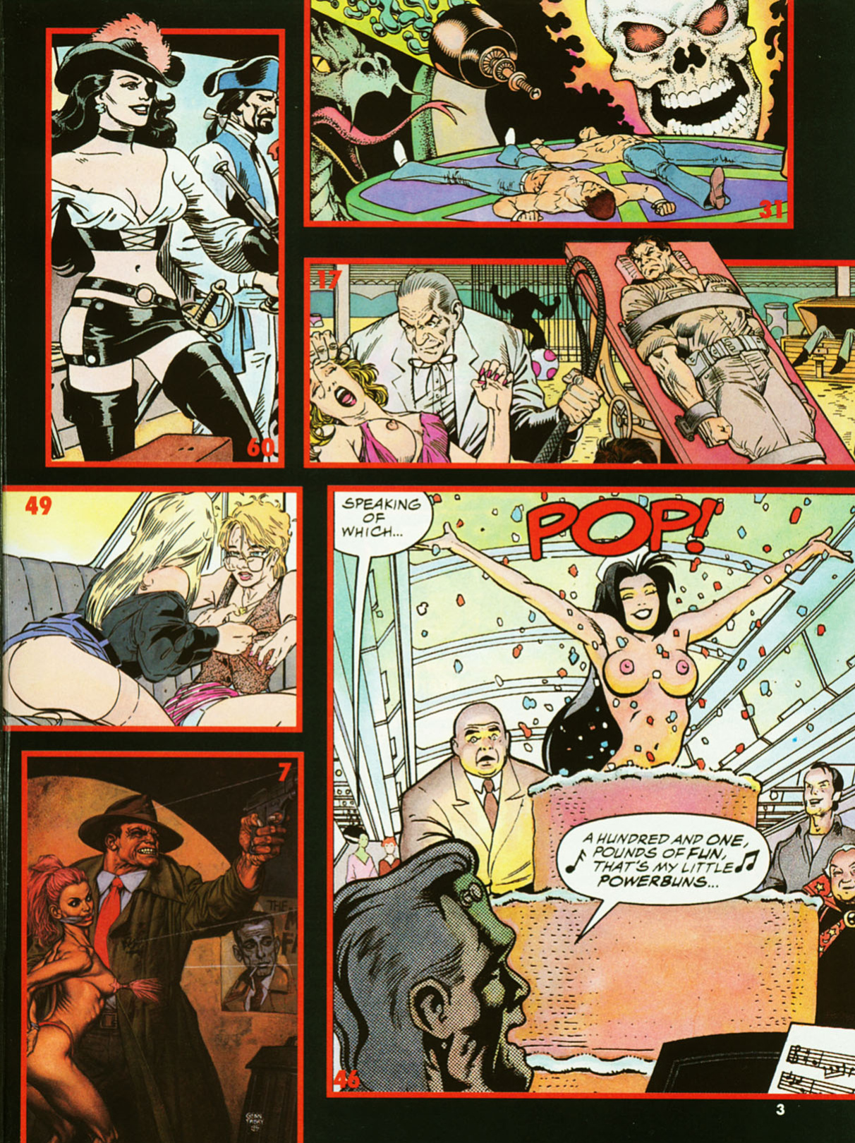 Penthouse Mens Adventure Comix #3