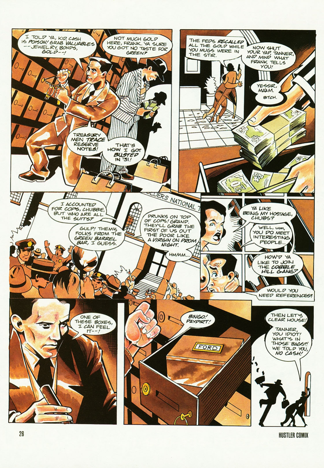 Hustler Comix Volume 1, Issue#1