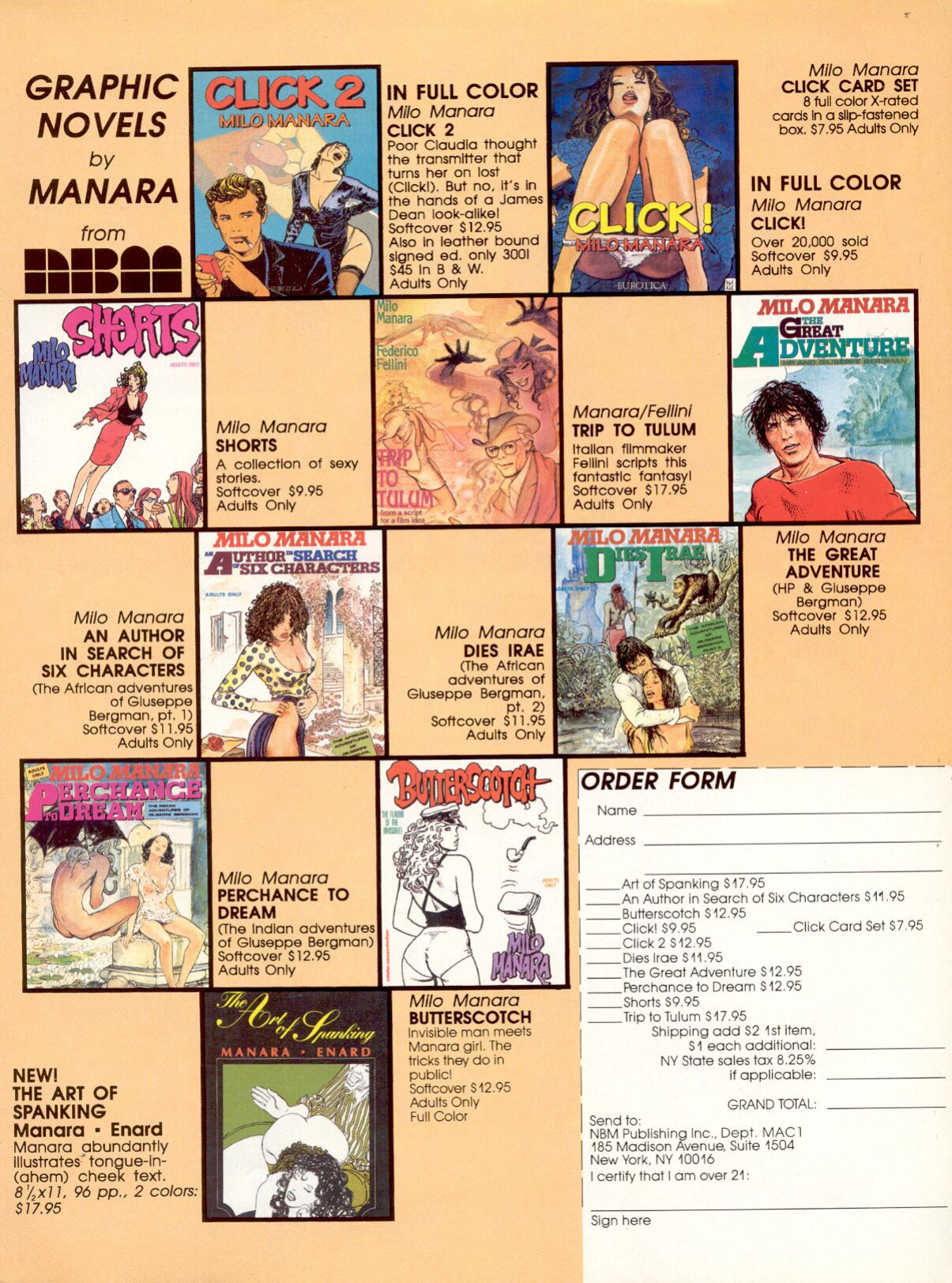 Penthouse Mens Adventure Comix