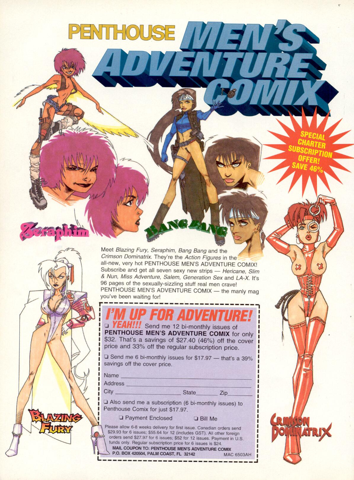 Penthouse Mens Adventure Comix