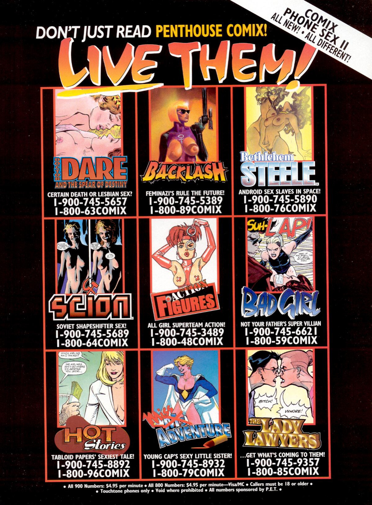 Penthouse Mens Adventure Comix