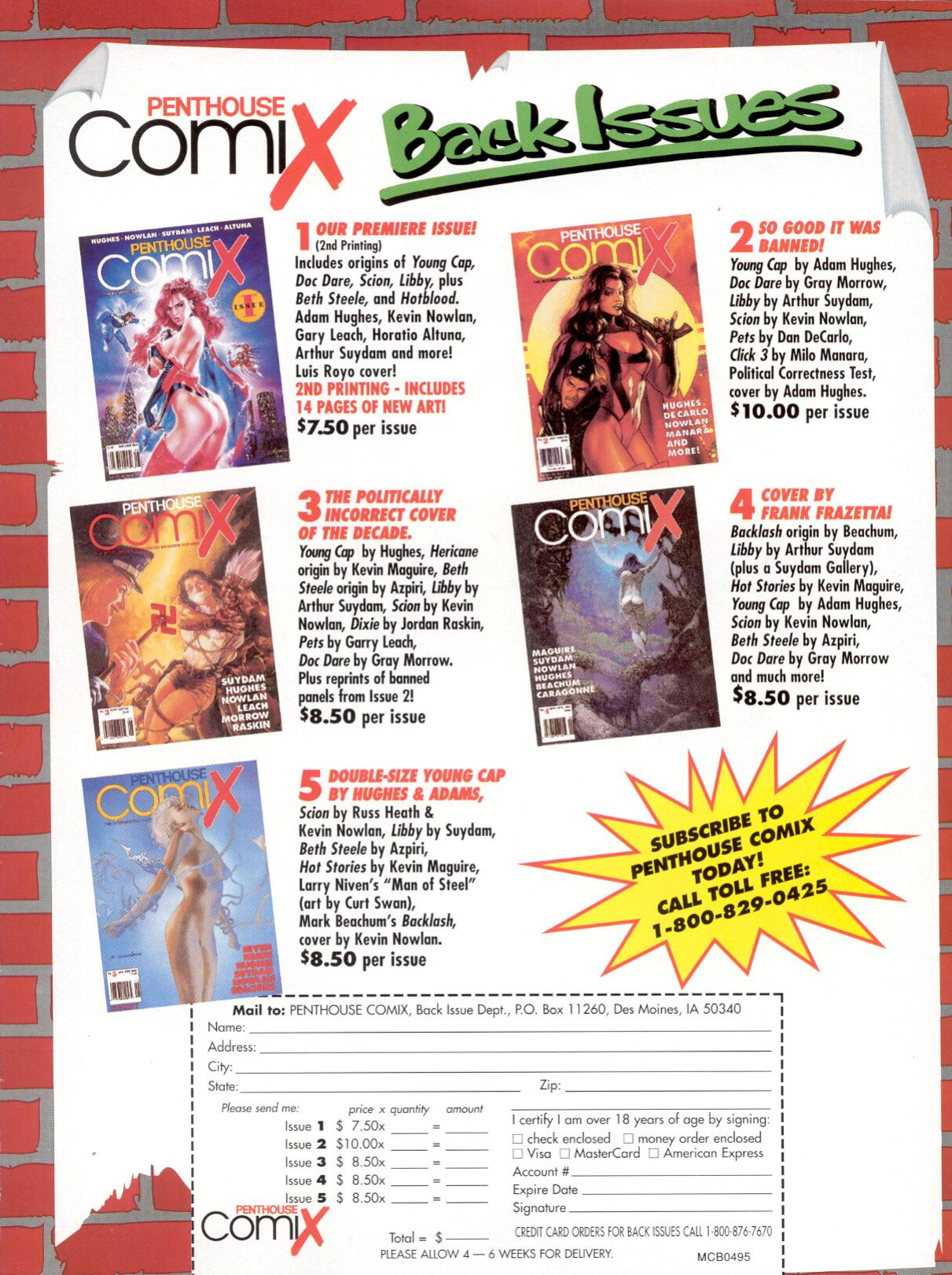 Penthouse Mens Adventure Comix