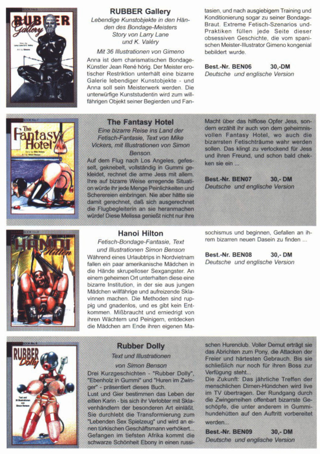Benson - Art Book 2000