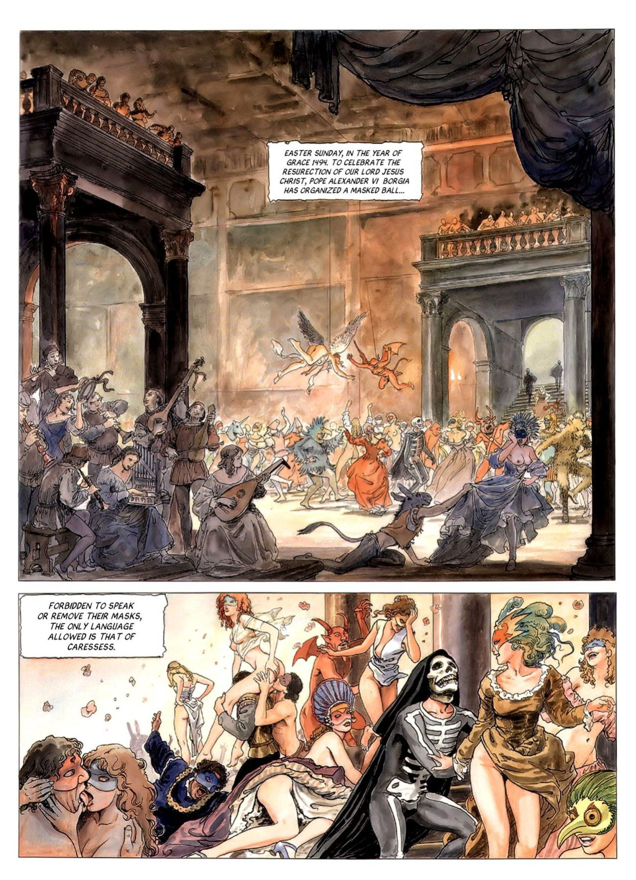 [Alejandro Jodorowsky & Milo Manara] Borgia #3 - The Flames of the Pyre