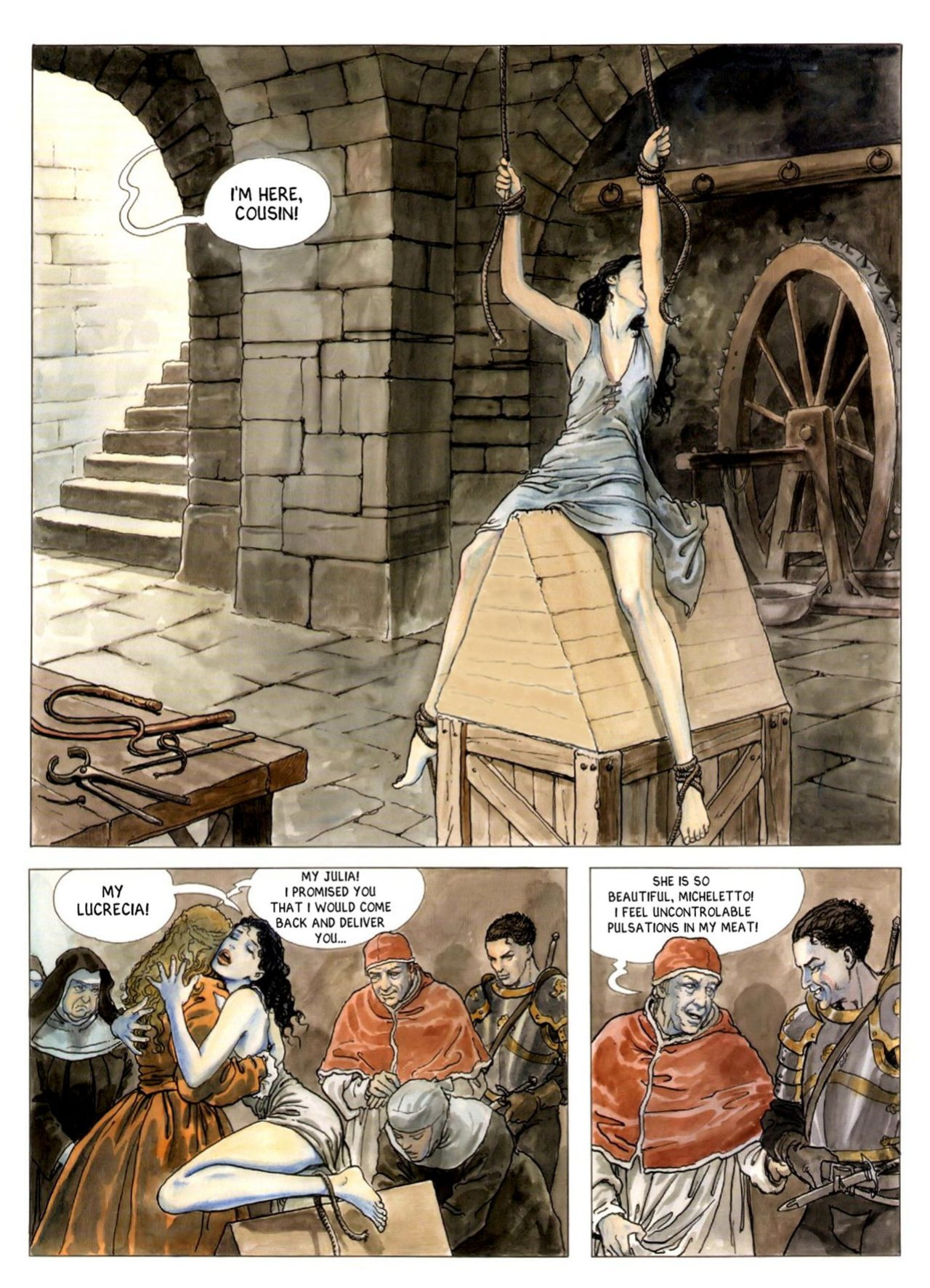 [Alejandro Jodorowsky & Milo Manara] Borgia #3 - The Flames of the Pyre