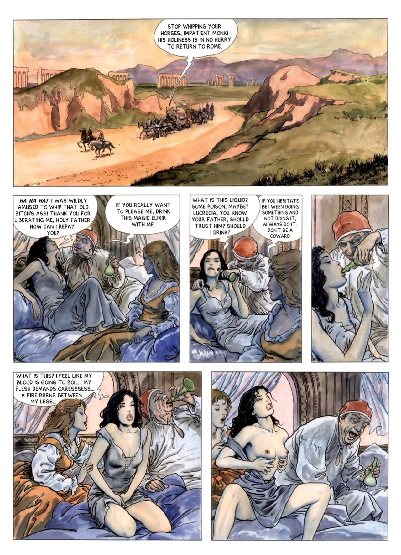 [Alejandro Jodorowsky & Milo Manara] Borgia #3 - The Flames of the Pyre