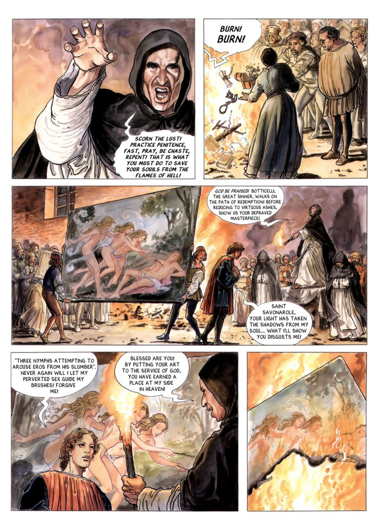 [Alejandro Jodorowsky & Milo Manara] Borgia #3 - The Flames of the Pyre