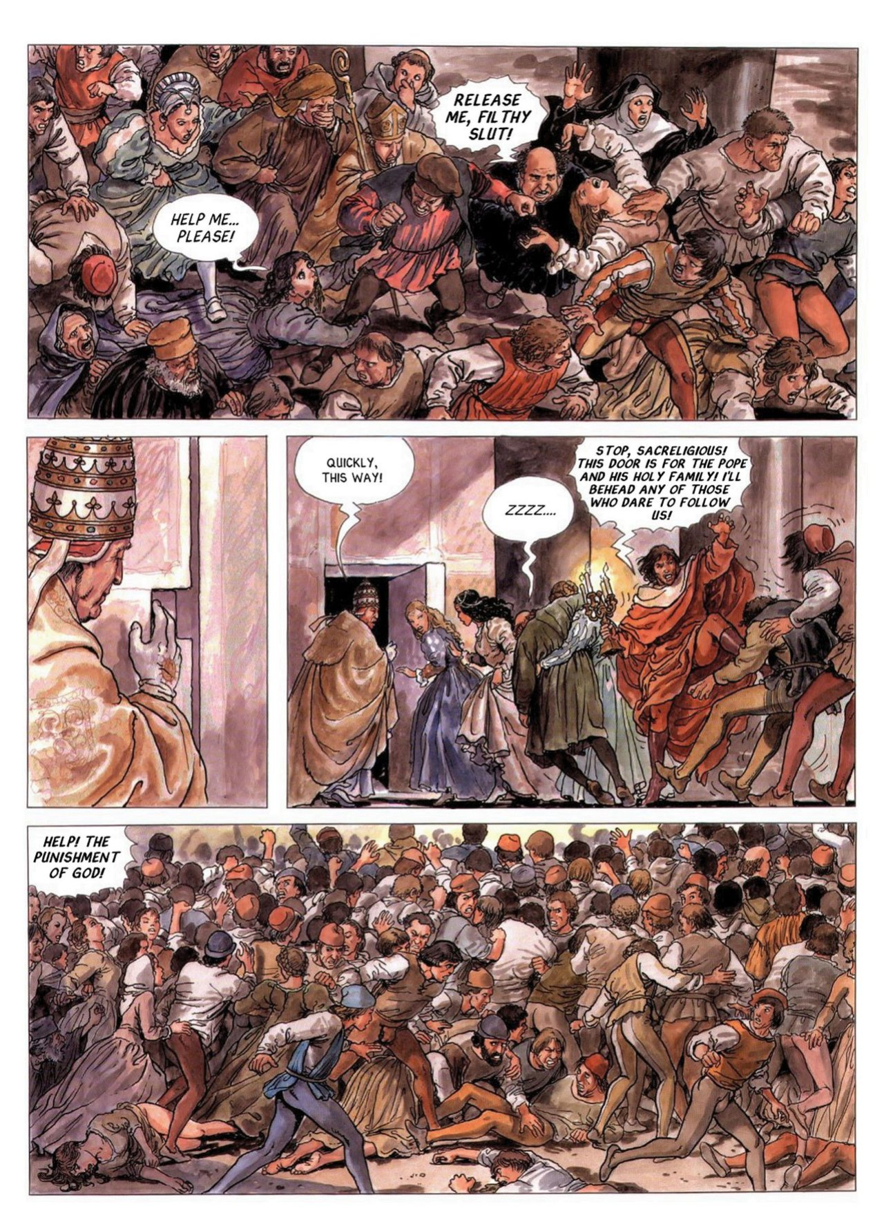 [Alejandro Jodorowsky & Milo Manara] Borgia #3 - The Flames of the Pyre