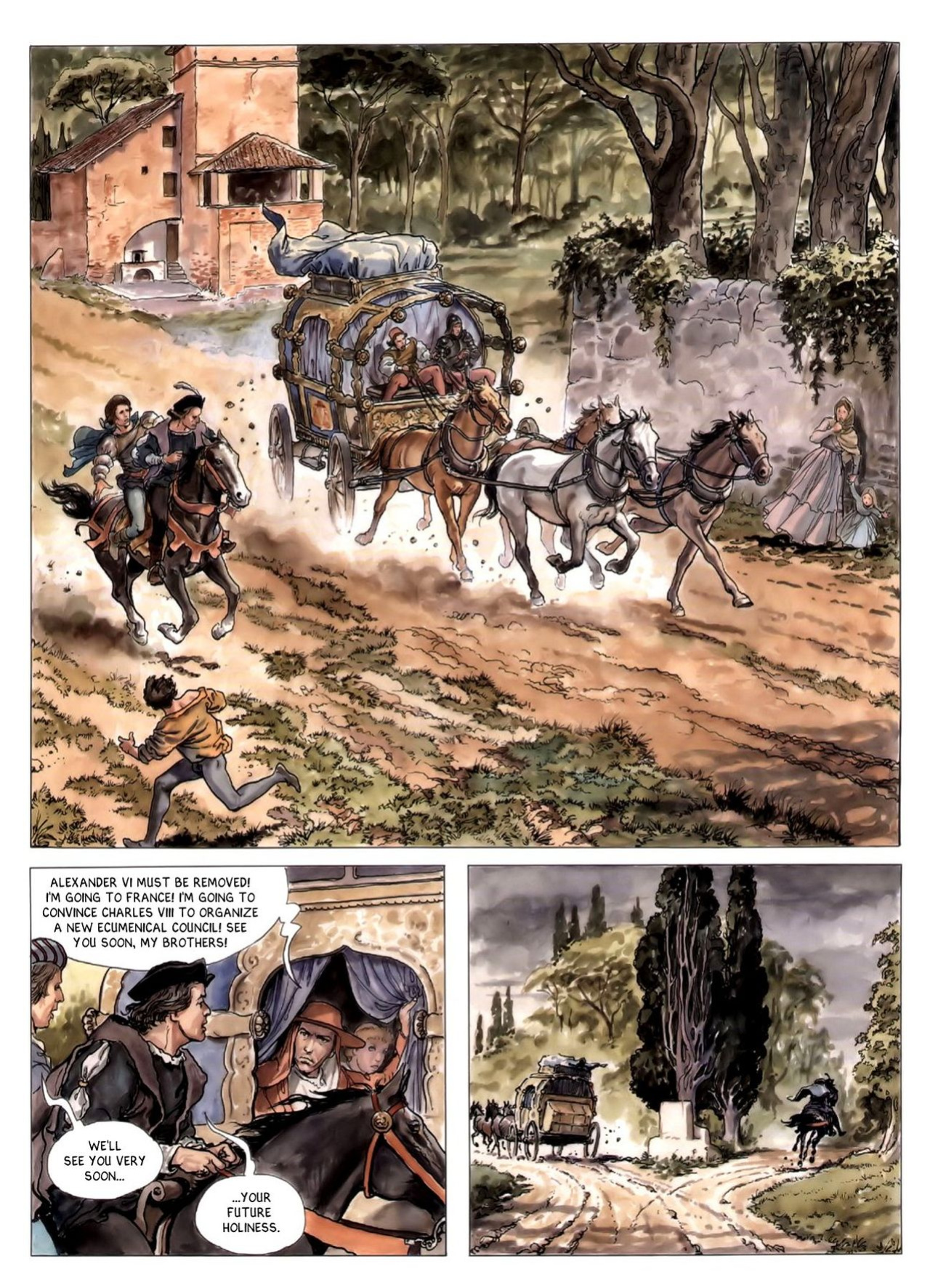[Alejandro Jodorowsky & Milo Manara] Borgia #3 - The Flames of the Pyre