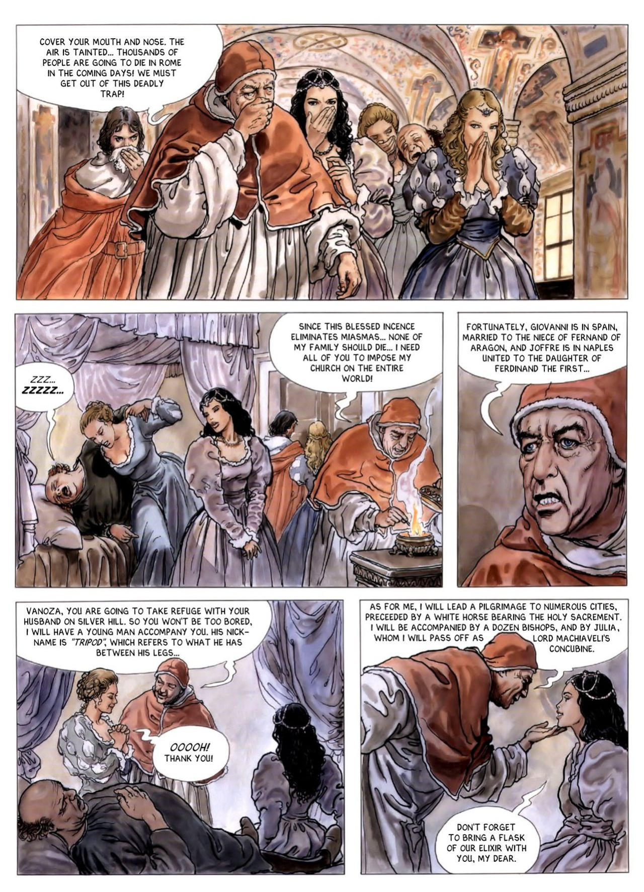 [Alejandro Jodorowsky & Milo Manara] Borgia #3 - The Flames of the Pyre