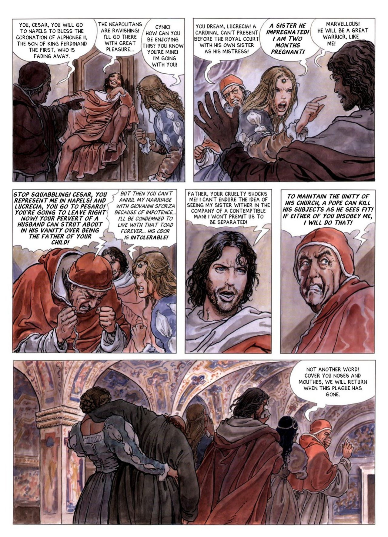 [Alejandro Jodorowsky & Milo Manara] Borgia #3 - The Flames of the Pyre