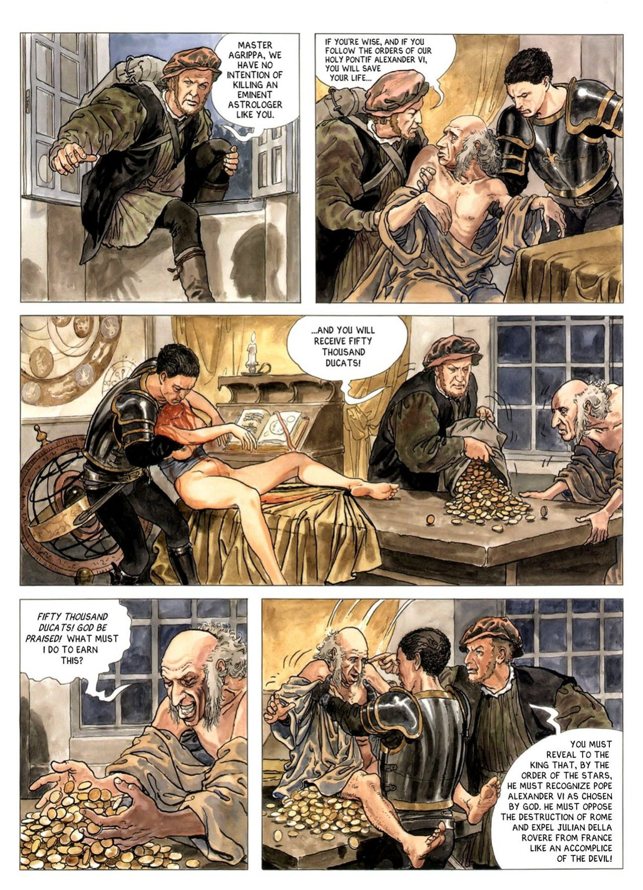 [Alejandro Jodorowsky & Milo Manara] Borgia #3 - The Flames of the Pyre