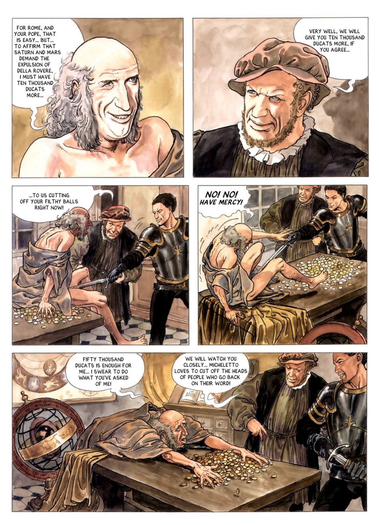 [Alejandro Jodorowsky & Milo Manara] Borgia #3 - The Flames of the Pyre