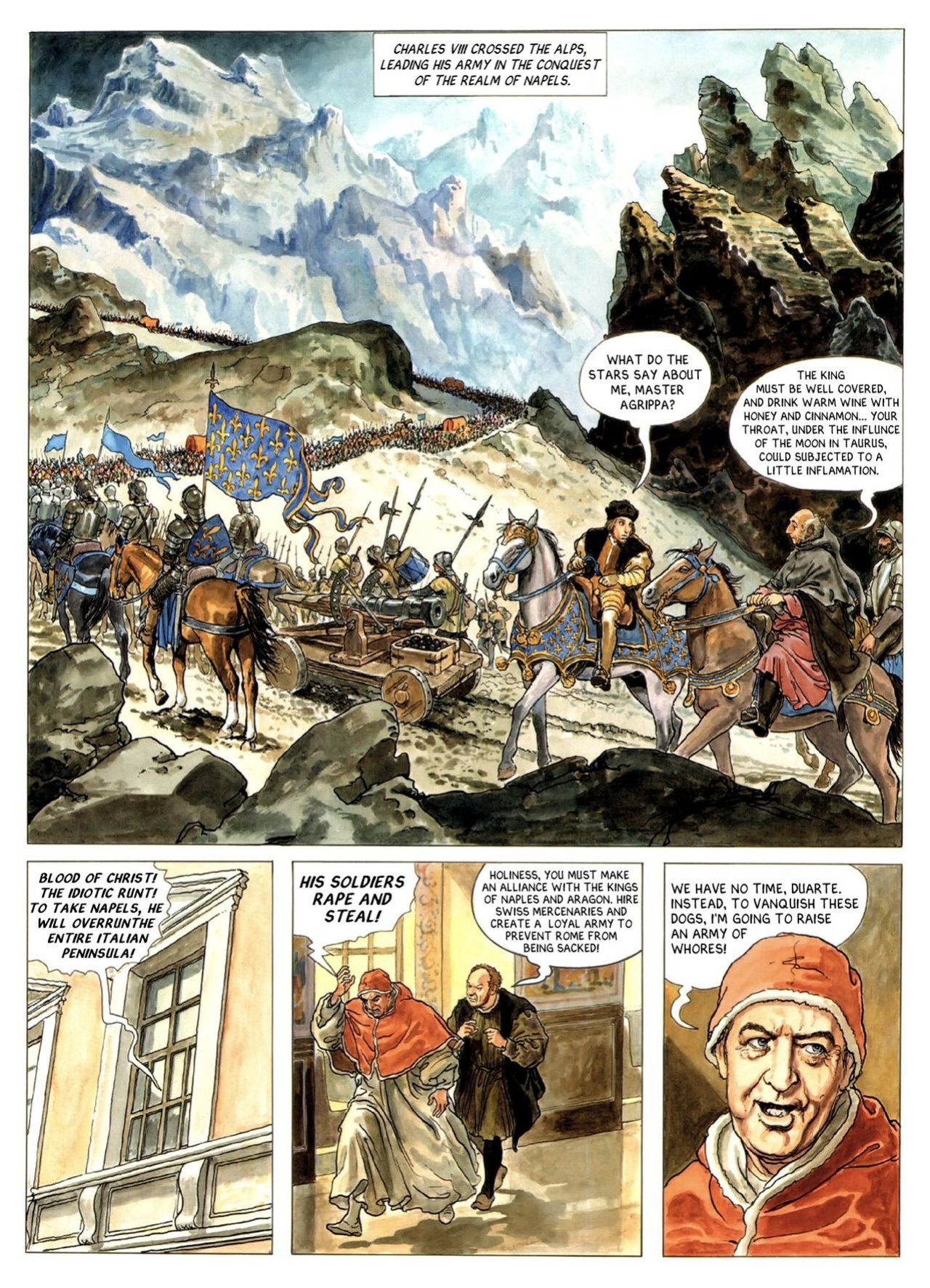 [Alejandro Jodorowsky & Milo Manara] Borgia #3 - The Flames of the Pyre