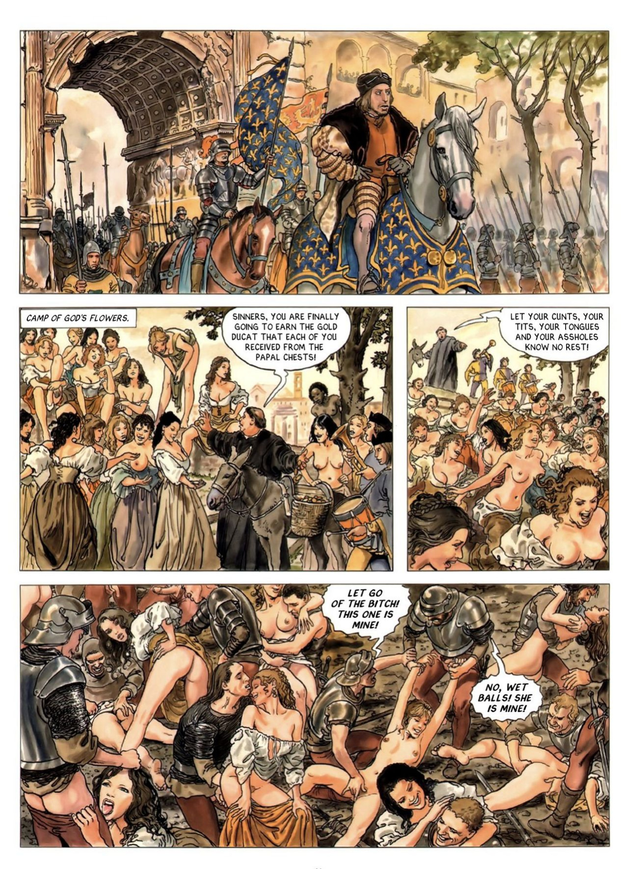 [Alejandro Jodorowsky & Milo Manara] Borgia #3 - The Flames of the Pyre