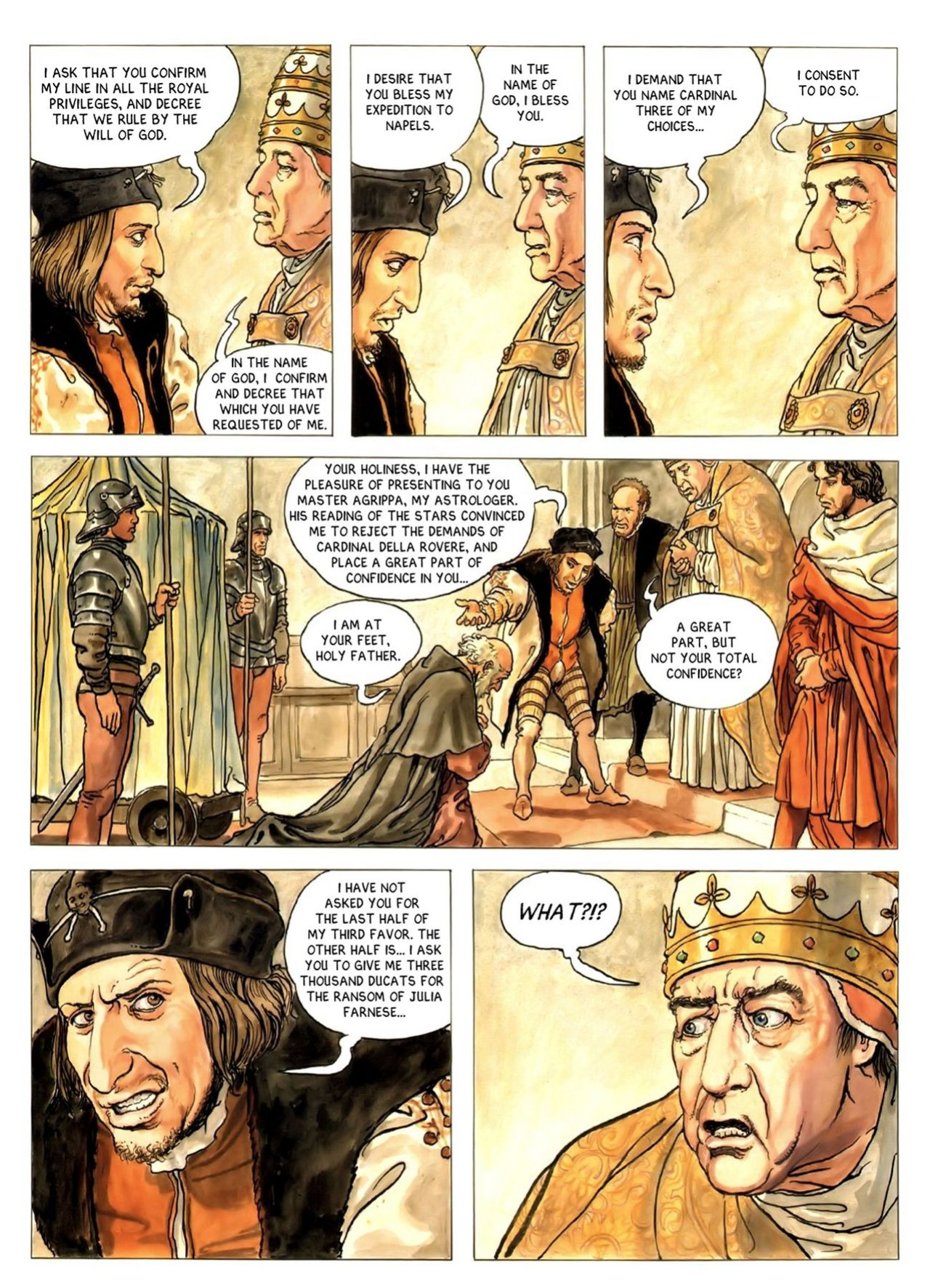 [Alejandro Jodorowsky & Milo Manara] Borgia #3 - The Flames of the Pyre
