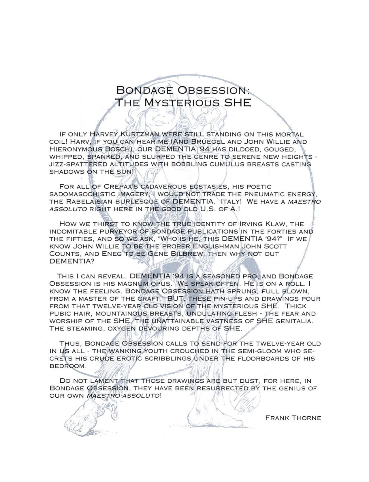 [Dementia] Bondage Obsession #1