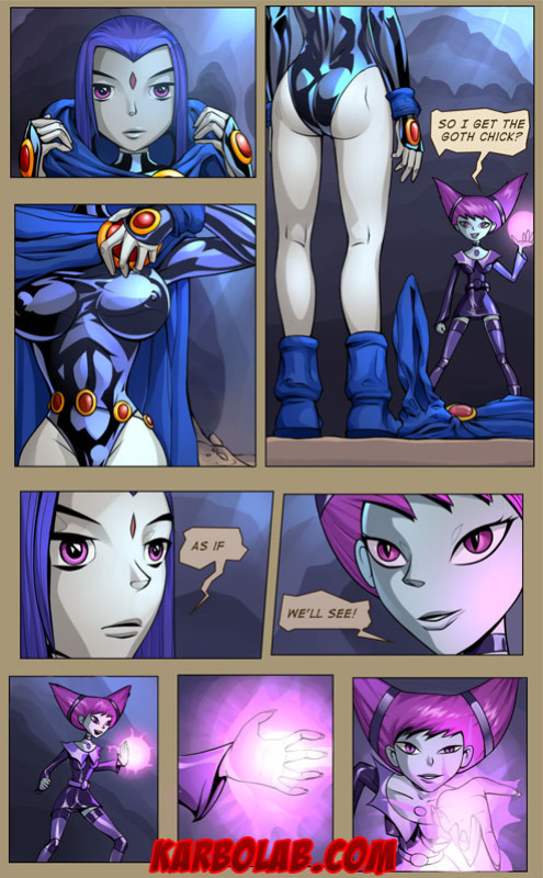 [Karbo] Raven vs Jinx (Teen Titans) [Incomplete]